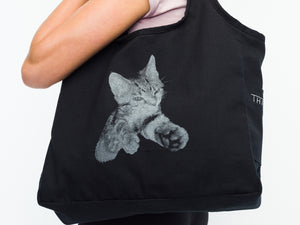 Chloe Cat Canvas Bag